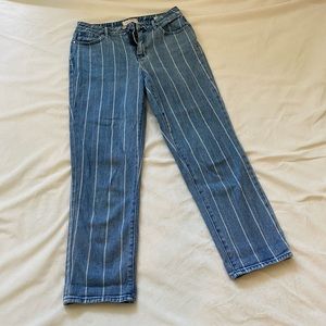 PacSun Window Pane Mom Jeans